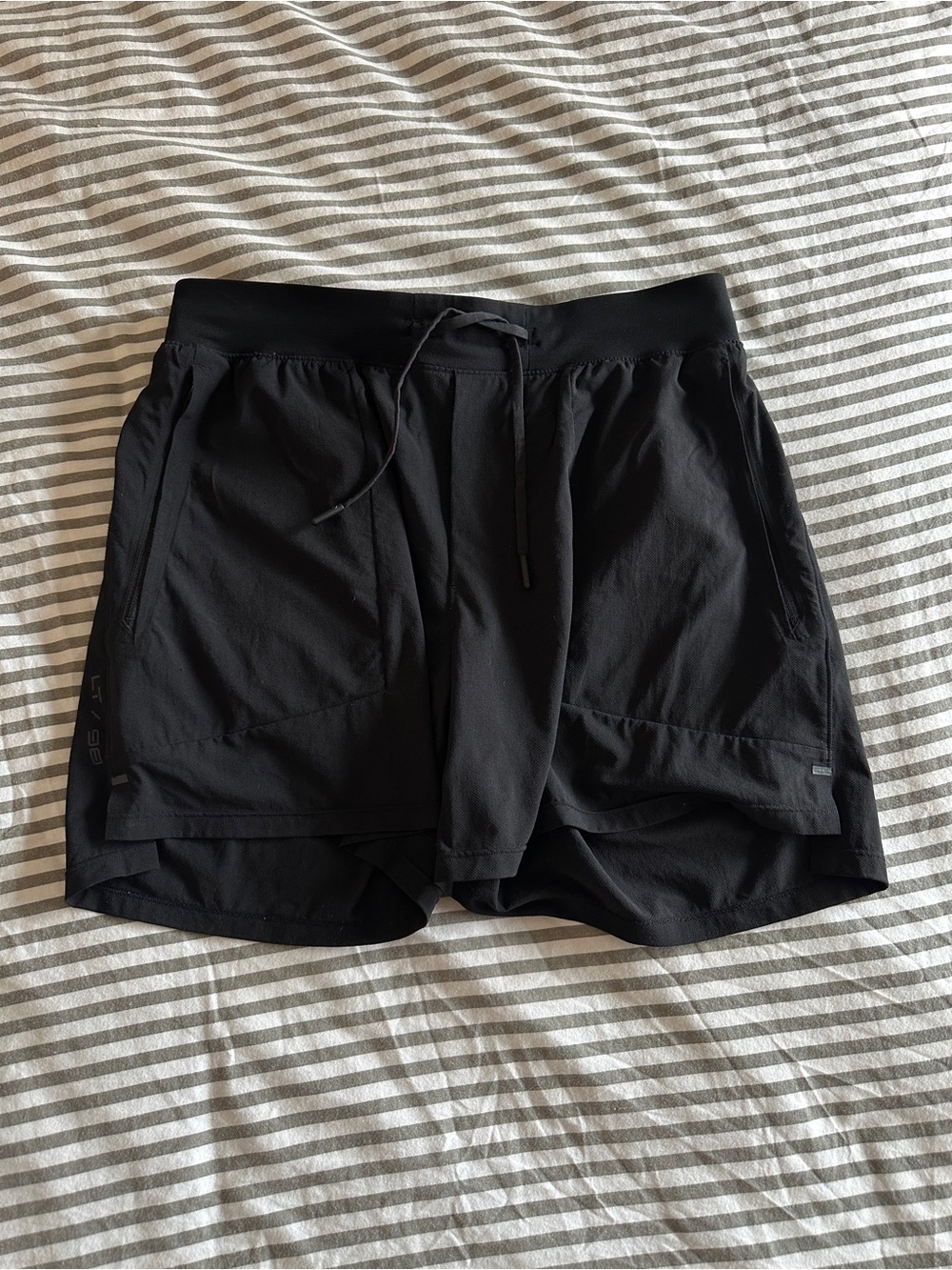 lululemon athletica Black Men's Performance Workout Shorts
